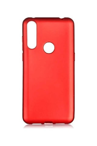 Alcatel 1s 2020 Kılıf Zore Premier Silikon Kapak Kırmızı