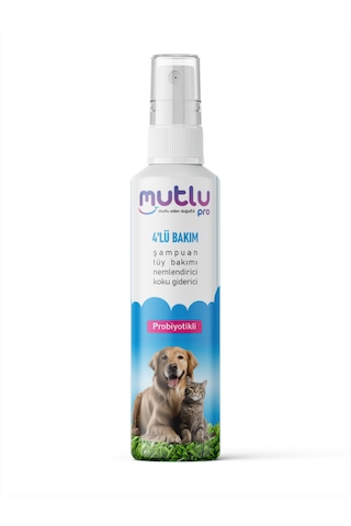 Mutlupro Probiyotikli Kedi Ve Köpek Şampuanı 4'ü 1 Arada - Tüy Bakım, Nemlendirici Ve Koku Giderici Şampuan