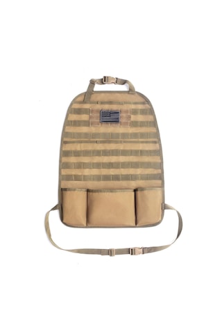 Yifomall Askeri Yeşili 1000d Nilon Araba Arka Koltuk Organizörü - Molle Çiftlik, İpad Ve Çeşitli Eşyalar İçin Sağlam Depolama Çantası