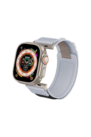 Apsuwa Apple Uyumlu Watch Ultra 49mm Kordon Kayış Hasır Kumaş KRD-99