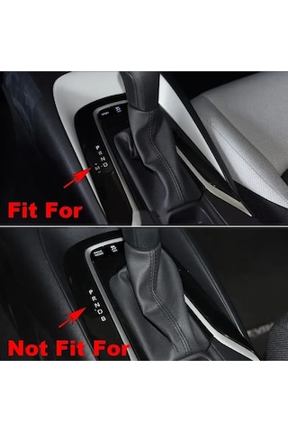 Toyota Corolla 2019 - 2025 E210 Kasa Vites Etrafı Kaplama Set Karbon Siyah