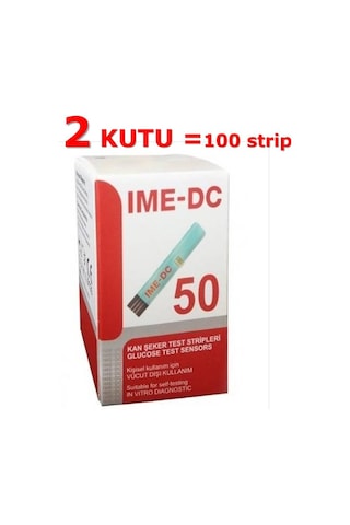 Ime-Dc Seker Ölçüm Strip Çubuğu 100 Adet