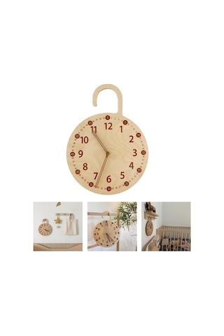 Pazly Suntek Saati Pille Ofis Modern Duvar Dijital Çalışan B2 Ahşap-b2 Ahşap Fp Çok Renkli