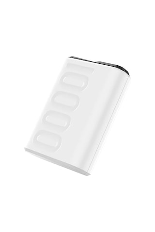 Bix Tpb15 10000mah Pd 20w Usb-c Usb-a Qc 3.0 22.5w Süper Hızlı Şarj Destekli Dijital Ekranlı Mini Powerbank Beyaz