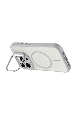 Joko Apple Uyumlu iPhone 16 Pro Max Uyumlu Flexa Magsafe Kapak - Beyaz Renkli