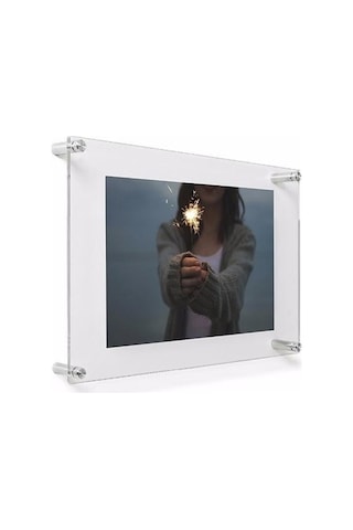 A4 Şeffaf Pleksi Tabela Resim Fotoğraf Çerçevesi (21X30) (495262037)
