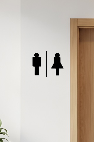 Wc Tabelası, Tuvalet Levhası, Kadın Erkek Tabela, Yönlendirme Levhaları 56