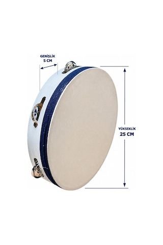 Çocuklar İçin Zilli Def 25 Cm Taşıma Çantası Hediyeli