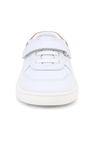 Rakerplus Bob Beyaz Nubuk Pudra Hakiki Deri Bebek Sneaker Ayakkabı
