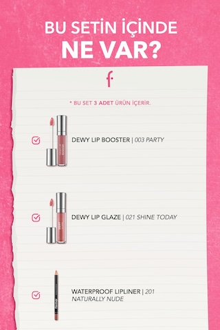 Flormar Gloss & Define Makyaj Seti