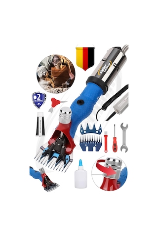 Lieber German Lg019 1500 Watt Rus Tipi Adaptörlü Koyun Makinesi Kirkma Makinasi Beiyuan Bıçak