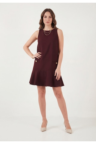 Lela Bayan Elbise 6525734 Bordo