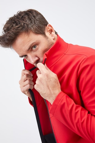 Tommylife Tommy Life Kırmızı Fermuarlı Dik Yaka Su Ve Rüzgar Geçirmez Softshell Erkek Mont - 88050 Kırmızı
