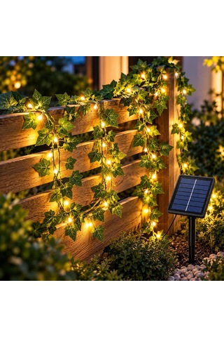 Solar Sarmaşık Led Işık 3 Metr Dış Mekan Dekoratif Aydınlatma S24