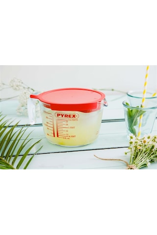 Pyrex 264P000 7046 Kapaklı Ölçme Kabı 1 L Çok Renkli