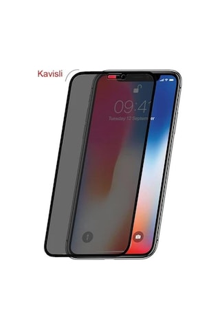 Apple Uyumlu iPhone X Hayalet Ekran Koruyucu Tam Kaplayan Gizli Privacy