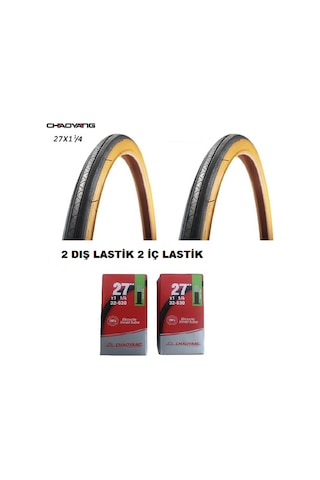 Chaoyang 27X1 1/4 (32-630) İç Dış Lastik Seti (2 Dış + 2 İç) Chaoyang 27X1 1/4 (32-630) İç Dış Lastik Seti (2 Dış + 2 İç)