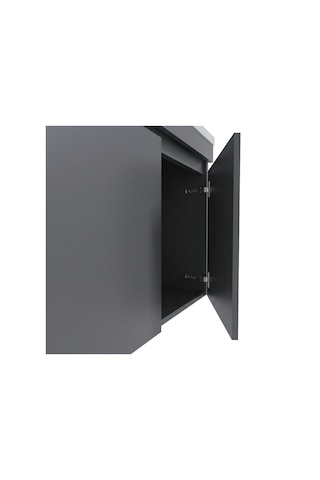 Teta Home Tokyo 100 Cm Mdf Banyo Dolabı Seti + Boy Dolabı Antrasit