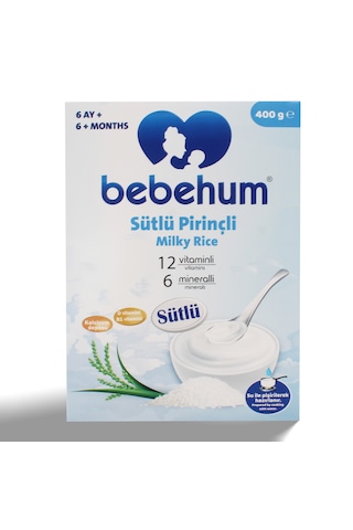 Bebehum Sütlü Pirinçli Kaşık Maması 400 G