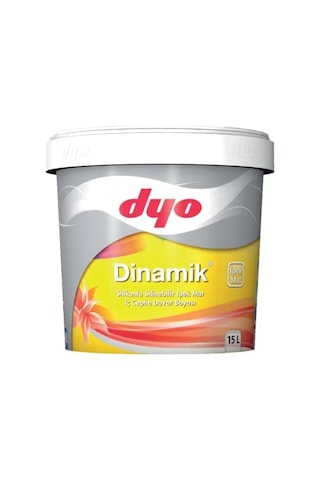 Dyo Dinamik Silikonlu Ipek Mat Iç Cephe Boyası Beyaz 15 L