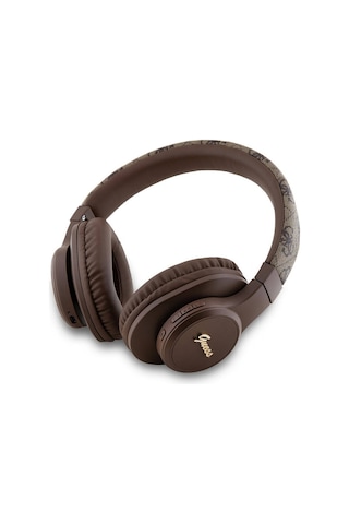 Guess Tone On Tone Lisanslı Pu 4G Desen Kulak Üstü Bluetooth Kulaklık