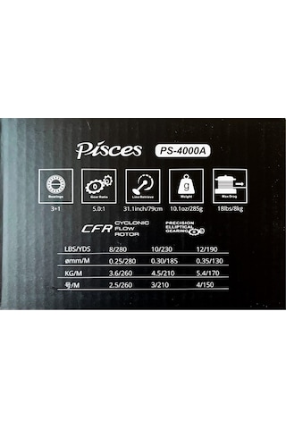 Okuma Pisces Ps-4000a 3+1 Bb Olta Makinesi