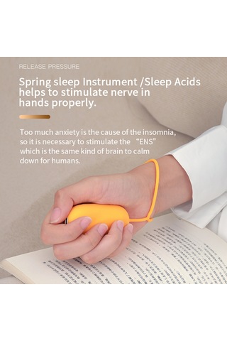 Neevoyu M001 Mavi El Tutucu Uyku Cihazı - Mikroakım İle Anksiyete Ve Uyku Sorunlarıyla Mücadele, 2 Modlu, Taşınabilir Mavi