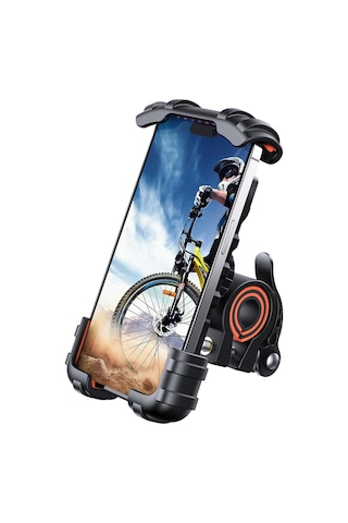 Lamicall Motosiklet Ve Bisiklet Telefon Tutucu 360 Derece Döndürülebilir Bm02orange