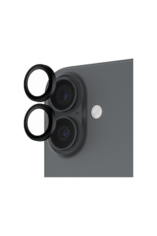 Panzerglass Hoops Apple Uyumlu iPhone 17 16 Plus Siyah Kamera Lens Koruyucu