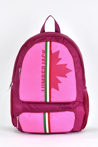 Lumberjack Çok Gözlü Unisex 2'li Okul Çantası Seti Okul Çantası Ve Kalemlik Pembe Lmcan24012
