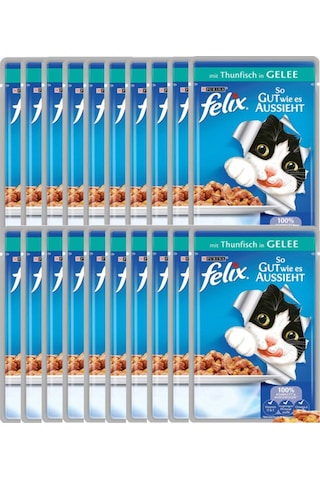 Ton Balıklı Yetişkin Kedi Pouch 85gr 20li