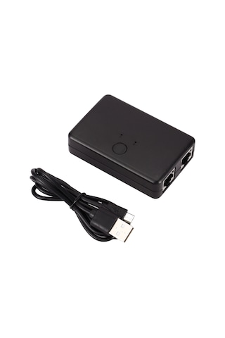 Springsun 2 Port Rj45 Cat6 Ağ Anahtarı - 100mhz Dahili Dışarı Ağ Dağıtıcı 2 Giriş 1 Çıkış/1 Giriş 2 Çıkış