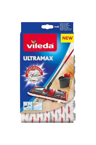 Vileda Ultramax Turbo 2in1 Dikdörtgen Başlık Mikrofiber Yedek Paspas