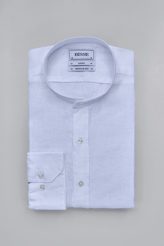 Bisse Hakim Yaka Regular Fit Kk Gömlek Cepsiz Beyaz Gmktn8hy224011 D01 Beyaz