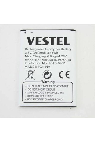 Senalstore Vestel Venüs 5.0 V 5.0 X Uyumlu Pil Batarya Vbp-50 İthal