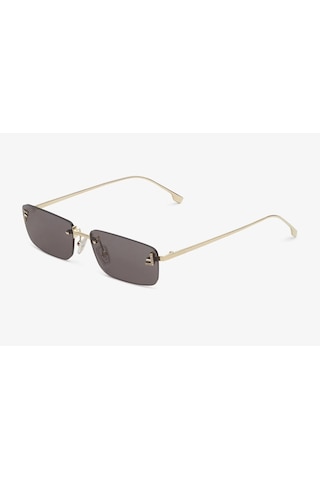 Fendi First Crystal Unisex Güneş Gözlüğü Altın