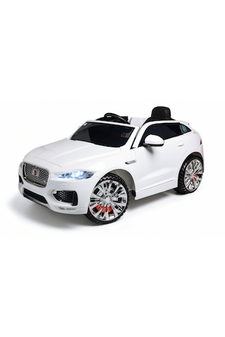 Freebebek Jaguar 12 Volt Kumandalı Akülü Araba Beyaz