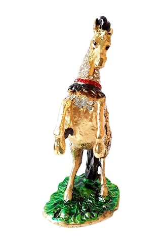 Dekoratif Swarovski Taşlı At Biblo, Mücevher Kutusu