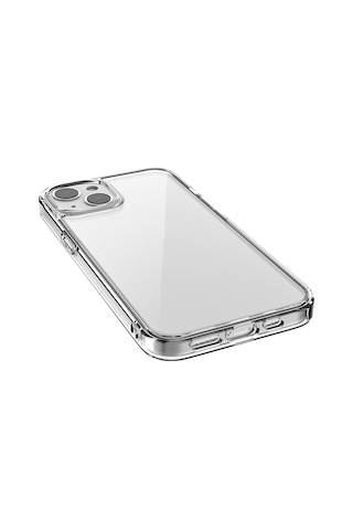 Apple Uyumlu iPhone 13 Kılıf Raptic Glass Plus Serisi Şeffaf Tasarımlı Kapak