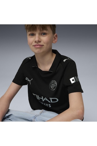 5tate Of Mınd Puma Kids Manchester Cıty 25/26 Genç Deplasman Forması, Puma Black, 9-10y Açık Bordo