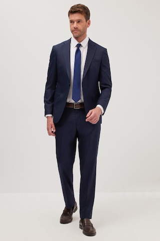 Tudors Erkek Slim Fit Mono Yaka Koyu Lacivert Takım Elbise-41300 Koyu Lacivert
