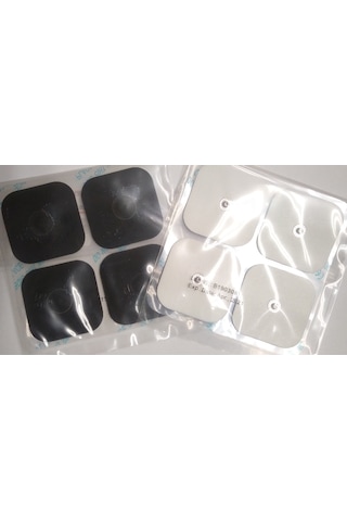 2 Pakette 8 Adet Çıtçıtlı Elektrot Pedi 5 x 5 Cm