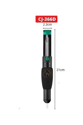 Havya Lehim Pompası Süngerli Kaymaz Desolderin Pump Cj-366d