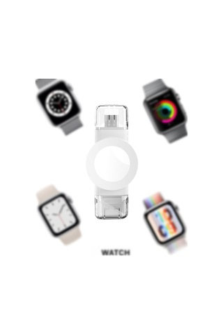 Honmex iOS Watch Uyumlu Tüm Serileri İçin 5w Manyetik Kablosuz Şarj Cihazı, Akıllı Sıcaklık Kontrolü, 2 Saat Tam Şarj, Siyah Abs Plastik, Type-c+usb