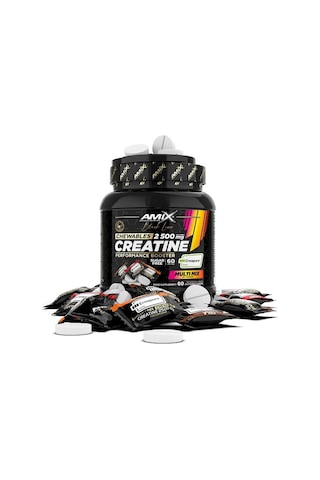 Amix Black Line Creatine Creapure 2500mg 60 Chewable Tabs Zero Su
