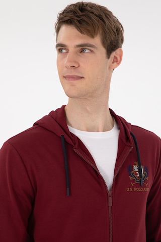 U.s. Polo Assn. Erkek Bordo Hırka Örme 50293649-vr014 Bordo