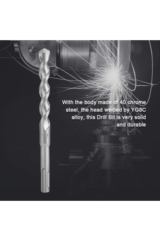 6 Parça Matkap Ucu, Elektrikli Çekiç Beton Matkap Ucu Seti, Krom