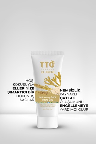 Tto Thermal El Kremi – Deniz Yosunu ve Pirinç Özlü Onarıcı El Bakımı 50 Ml