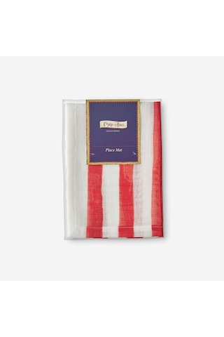 Kırmızı Polyester Amerikan Servisi 35x50 Cm
