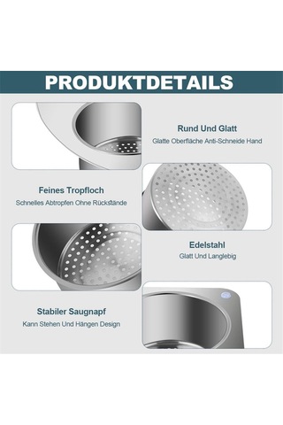 Çok Fonksiyonlu Drenaj Sepeti, Swan Lavabo Süzgeç Sepeti GÜMÜŞ Çok Renkli